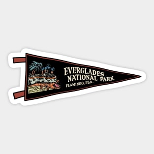 Everglades National Park Pennant Sticker